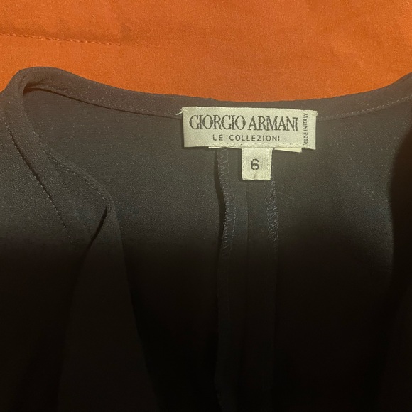 Giorgio Armani Black Blouse - Picture 2 of 3